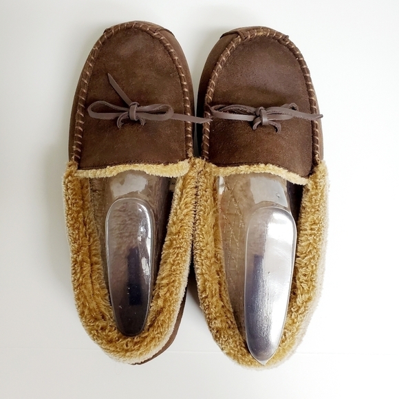 DOCKERS SHERPA LINED HOUSE SLIPPERS - Picture 4 of 9